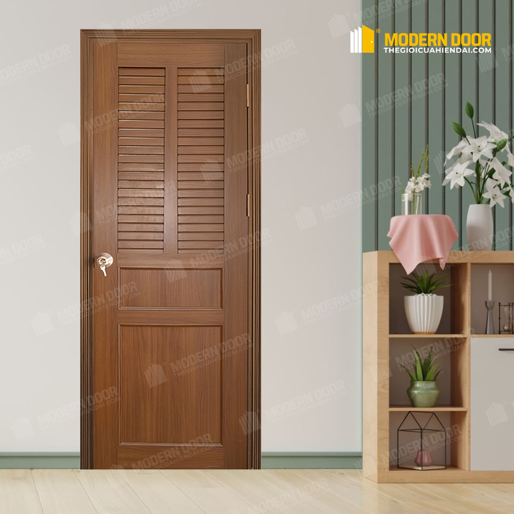 Cửa nhựa giả gỗ ghép thanh D3 MD.23-23