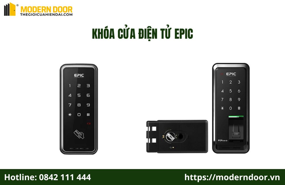 Khóa cửa điện tử loại nào tốt? 10+ mẫu khóa điện tử tốt nhất 2025 33 Khóa cửa điện tử Epic