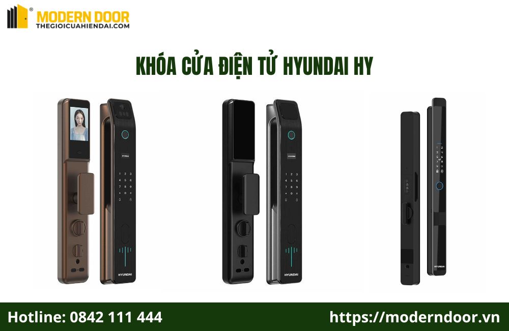 Khóa cửa điện tử loại nào tốt? 10+ mẫu khóa điện tử tốt nhất 2025 21 Khóa cửa điện tử Hyundai HY
