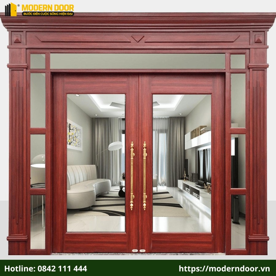 Cửa thép vân gỗ màu sắc vân gỗ tự nhiên