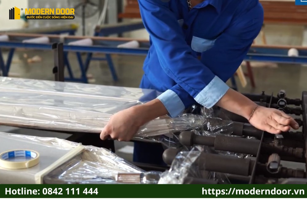 Công nghệ phủ phim vân gỗ