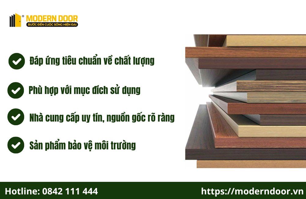 Một số lưu ý khi chọn thương hiệu gỗ công nghiệp