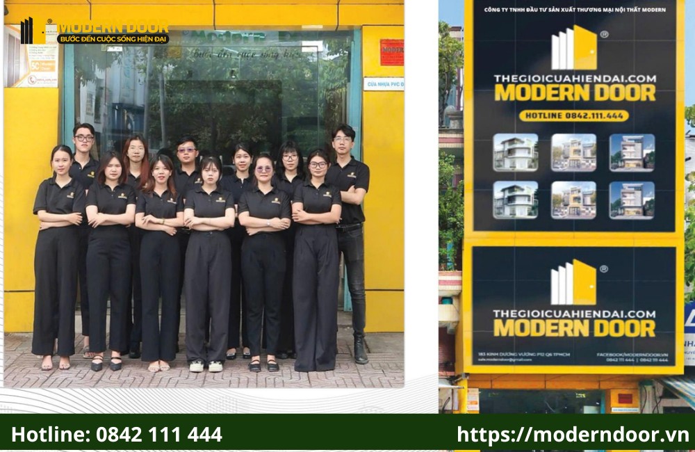 Modern Door - Đơn vị sản xuất và cung cấp cửa thép vân gỗ uy tín