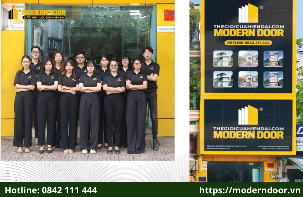 Modern Door - Báo giá cửa thép vân gỗ 2 cánh giá cạnh tranh, hợp lý cho bạn
