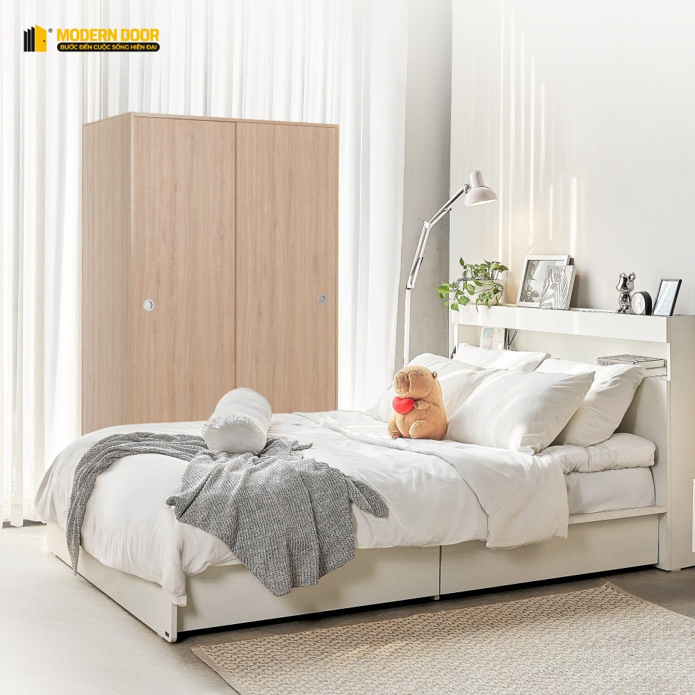 Combo Giường Có Hộc – Tủ Quần Áo VIENNA