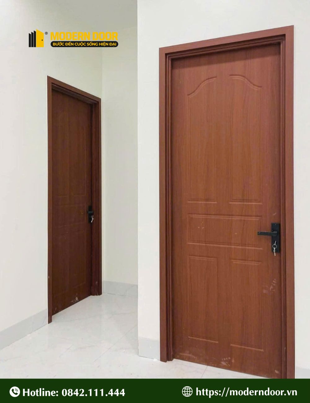 Mẫu cửa nhựa composite sơn PU số 4