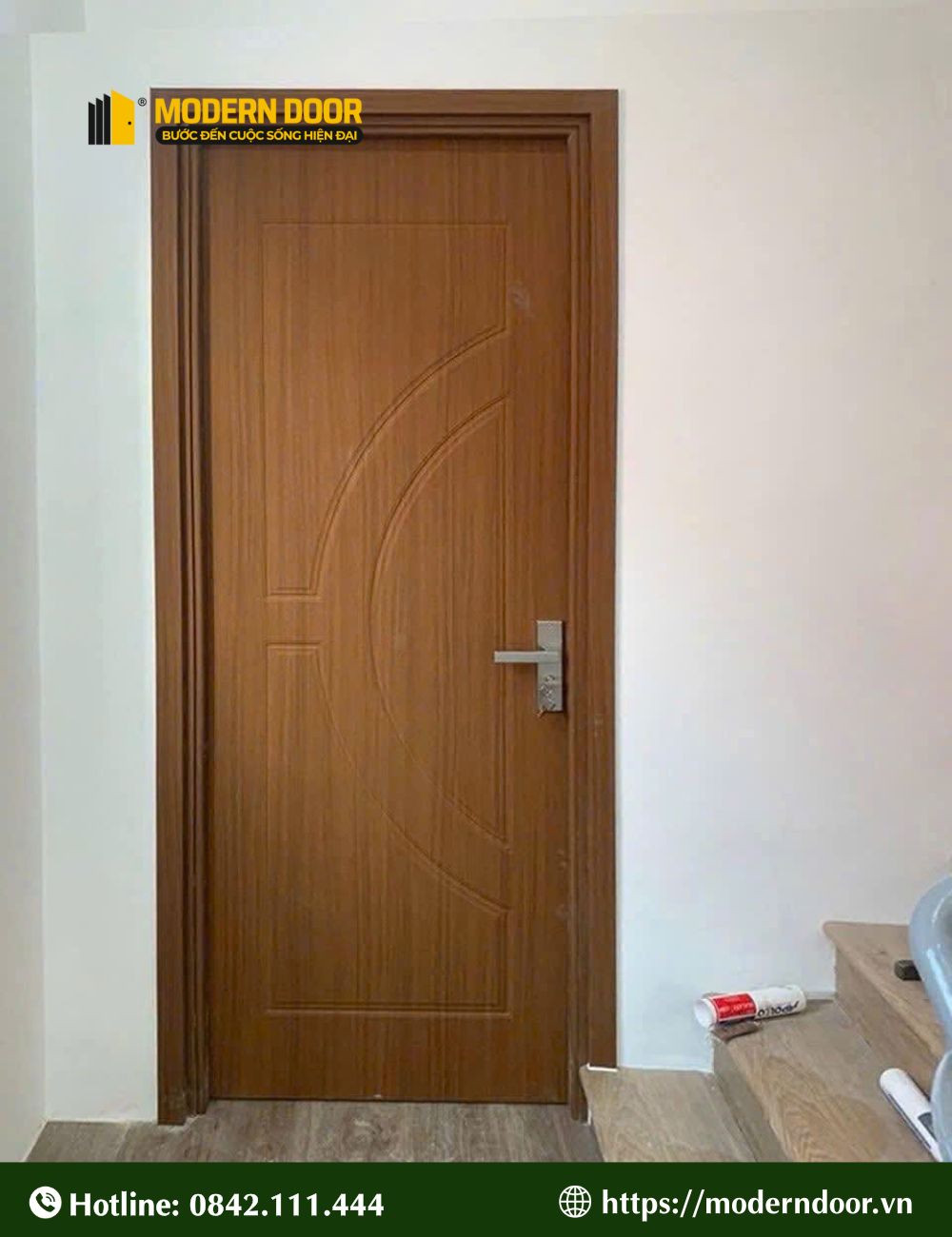 Mẫu cửa nhựa composite vân gỗ số 2
