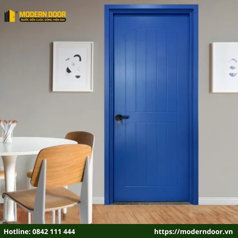  Cửa composite phủ PU được lắp cho phòng khách