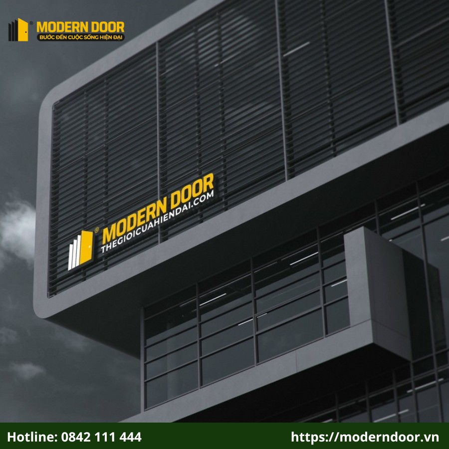 Modern Door -Địa chỉ cung cấp cửa nhựa composite màu đen uy tín, chất lượng