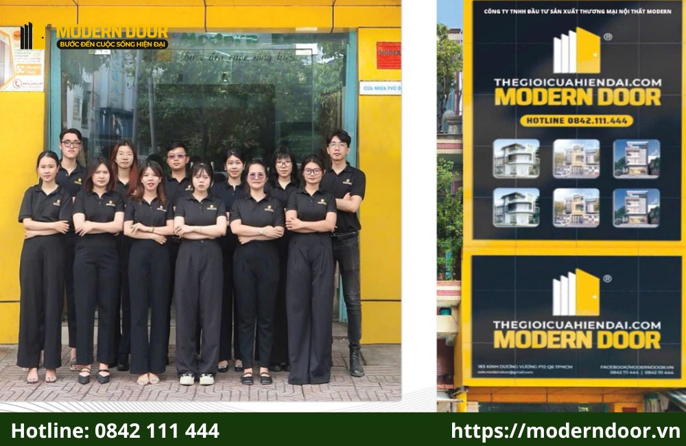 Modern Door - Địa chỉ mua cửa nhựa composite màu hồng uy tín