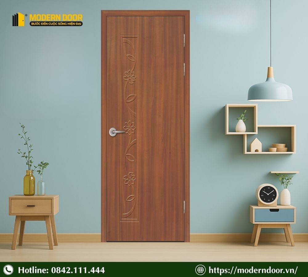 Báo Giá Các Loại Cửa Cách Âm Phòng Ngủ Mới Nhất 2026 39 Mẫu cửa gỗ nhựa composite cách âm hoàn hảo, hoa văn tinh tế