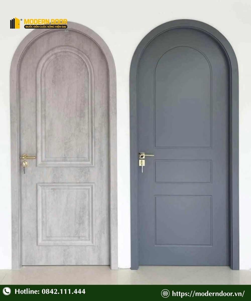 Báo Giá Các Loại Cửa Cách Âm Phòng Ngủ Mới Nhất 2026 48 Mẫu cửa cách âm thiết kế dạng vòm, nhiều màu sắc để quý khách lựa chọn