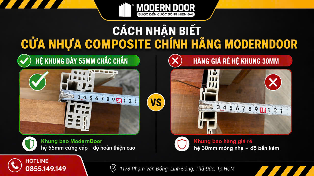 Báo Giá Cửa Nhựa Giả Gỗ Composite Cao Cấp Tháng 5/2026 100 cửa nhựa composite